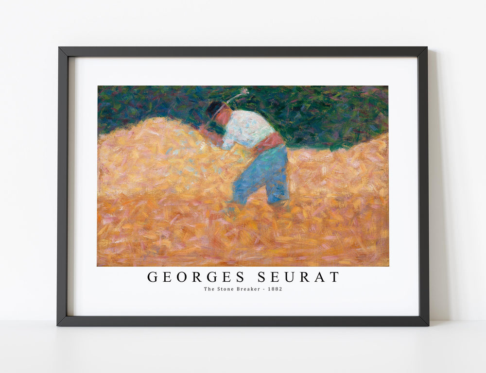 Georges Seurat - The Stone Breaker 1882