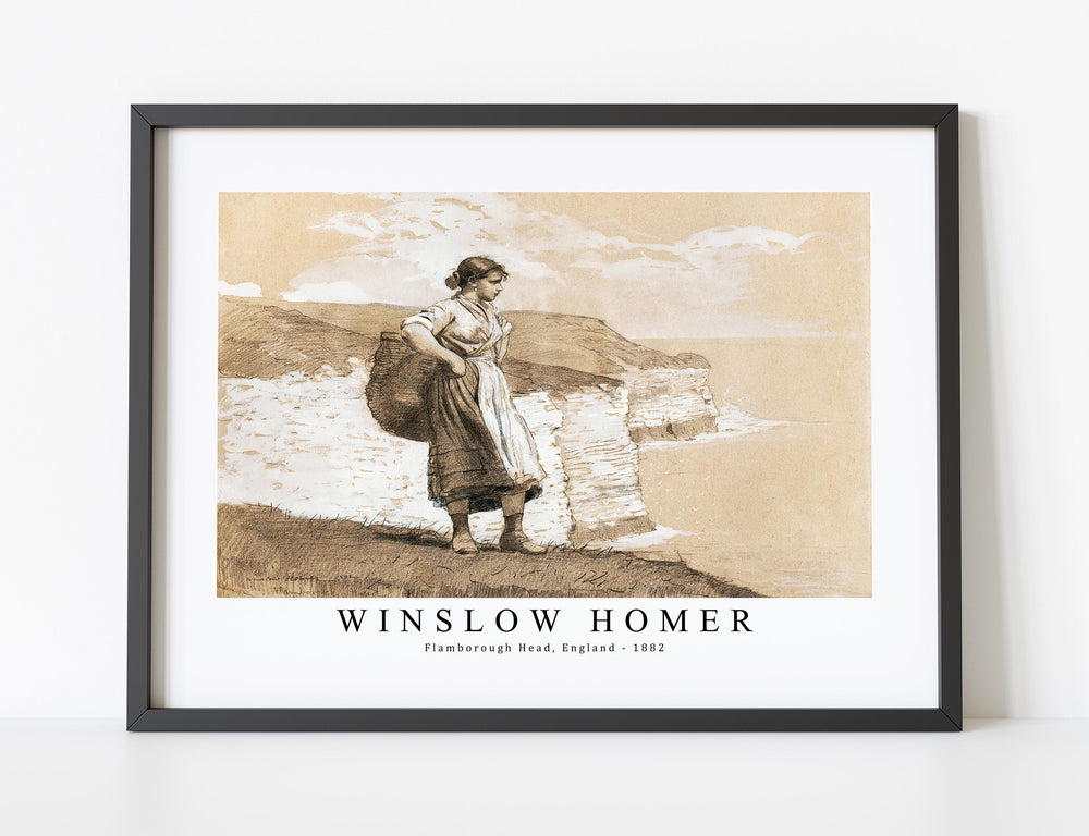 winslow homer - Flamborough Head, England-1882