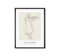 
              Jan Toorop - Girl playing the violin (1868–1928)
            