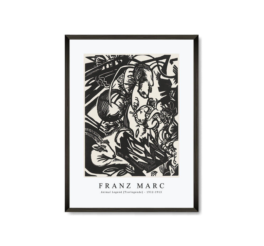 Franz marc - Animal Legend (Tierlegende) 1912-1913