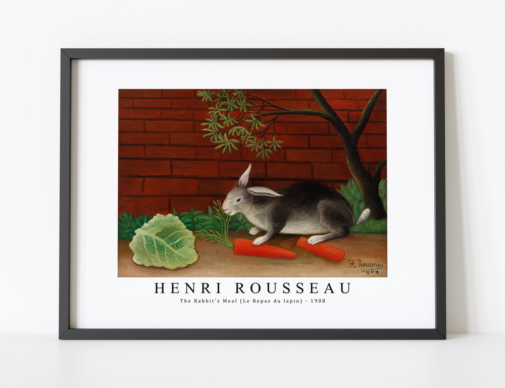 Henri Rousseau - The Rabbit's Meal (Le Repas du lapin) 1908