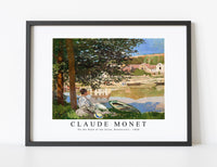 
              Claude Monet - On the Bank of the Seine, Bennecourt 1868
            