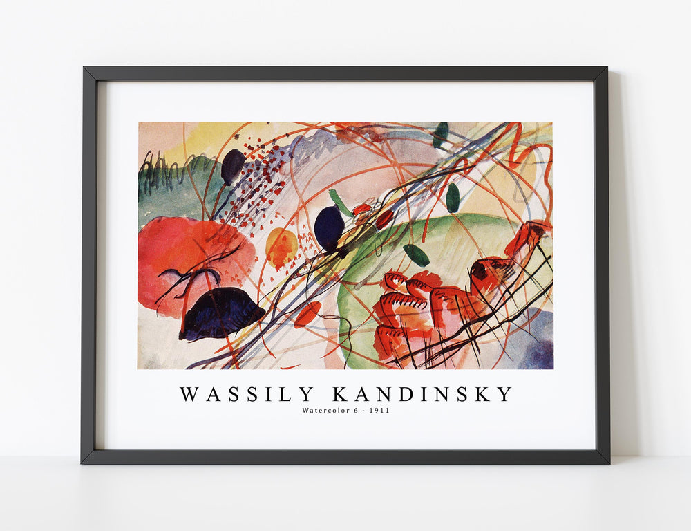 Wassily Kandinsky - Watercolor 6 1911