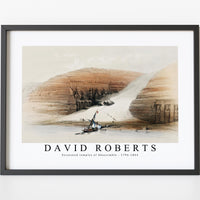 David roberts - Excavated temples of Aboosimble-1796-1864