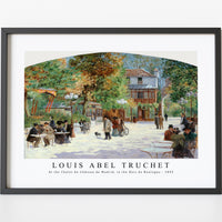 Louis Abel Truchet - At the Chalet du Château de Madrid, in the Bois de Boulogne (1895)
