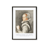 
              Cornelis ploos van amstel - Portrait of a young woman-1770
            