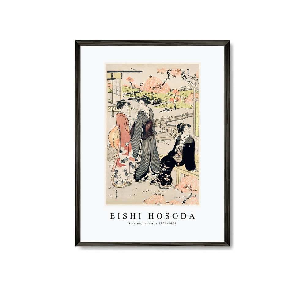 Eishi Hosoda - Nina no Hanami 1756-1829