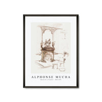 Alphonse Mucha - Sketch for a fireplace 1869-1939