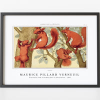 Maurice Pillard Verneuil - Écureuils from L'animal dans la décoration (1897)