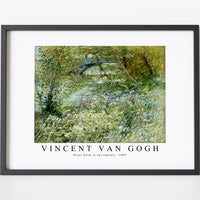 Vincent Van Gogh - River Bank in Springtime 1887
