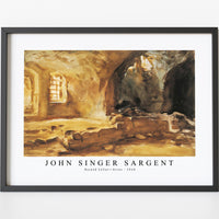John Singer Sargent - Ruined Cellar—Arras (1918)