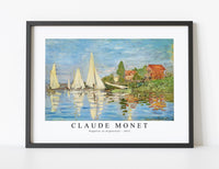 
              Claude Monet - Regattas at Argenteuil 1872
            