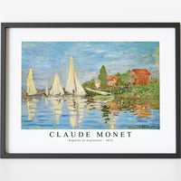 Claude Monet - Regattas at Argenteuil 1872