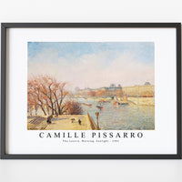 Camille Pissarro - The Louvre, Morning, Sunlight 1901