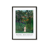 
              Henri Rousseau - Woman Walking in an Exotic Forest (Femme se promenant dans une forêt exotique) 1905
            
