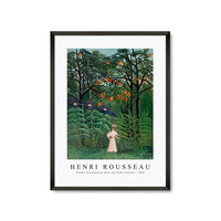 Henri Rousseau - Woman Walking in an Exotic Forest (Femme se promenant dans une forêt exotique) 1905