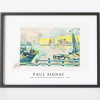 Paul Signac - Boats at Flushing (Bateaux à Flessingue) (1895)