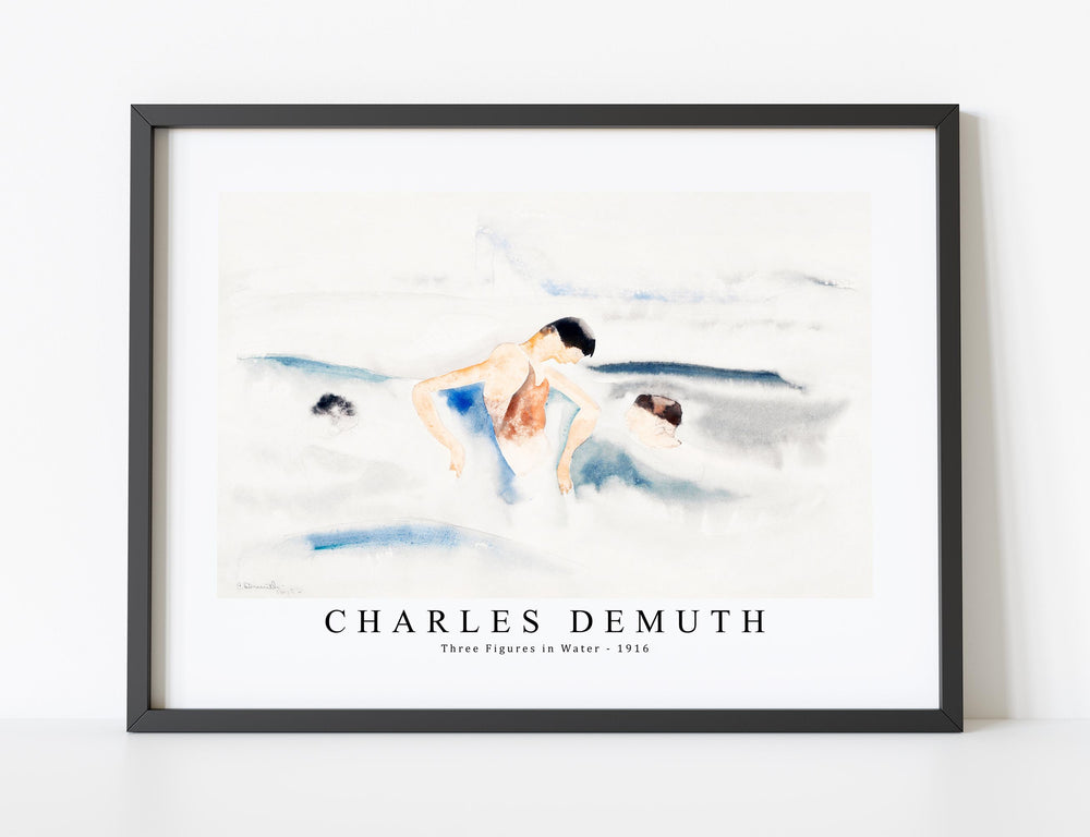 Charles demuth - Three Figures in Water-1916