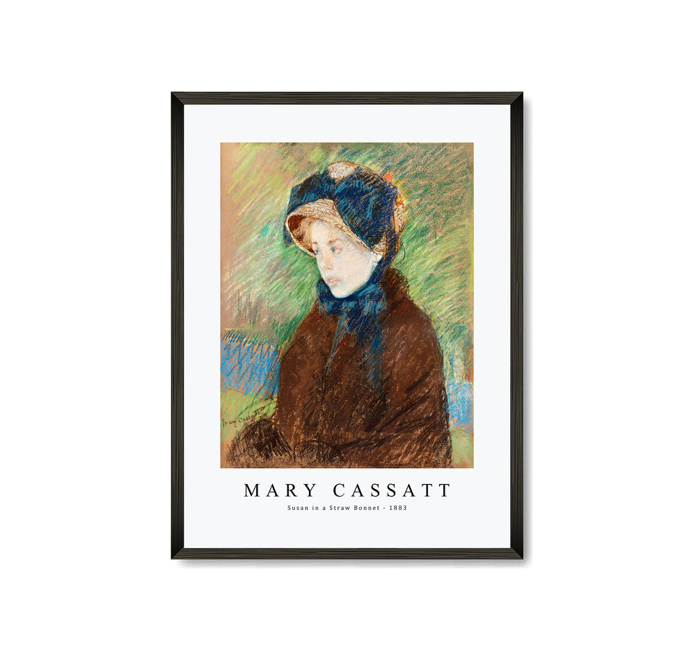 Mary Cassatt - Susan in a Straw Bonnet 1883