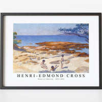 Henri Edmond Cross - Beach at Cabasson 1891-1892