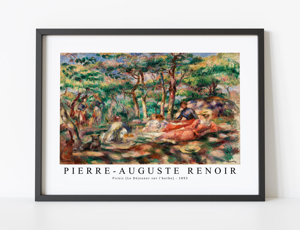 Pierre Auguste Renoir - Picnic (Le Déjeuner sur l'herbe) 1893