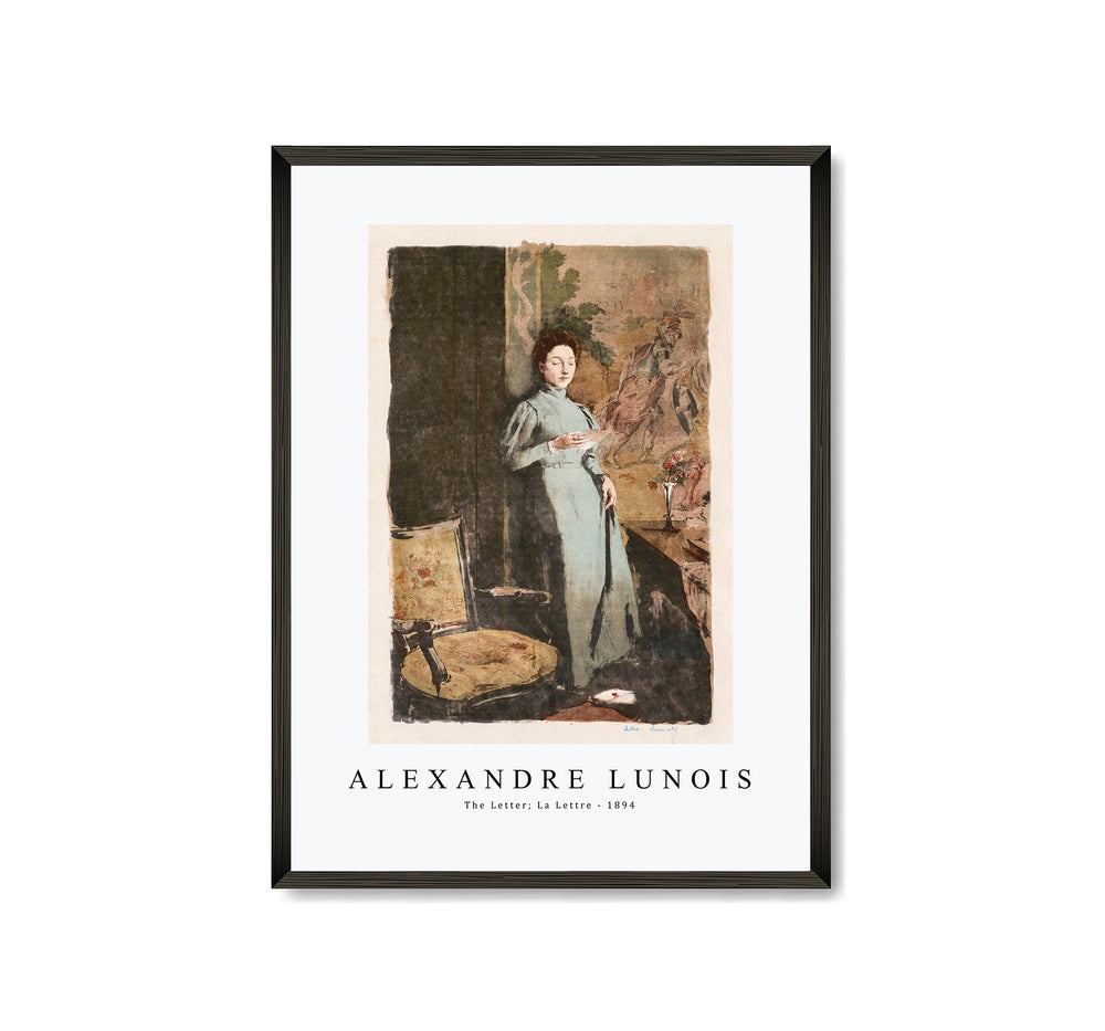 Alexandre Lunois - The Letter; La Lettre 1894