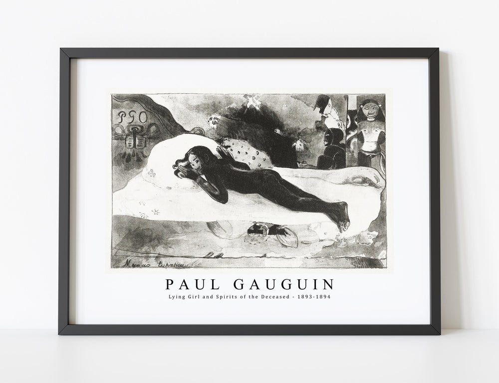 Paul gauguin - Lying Girl and Spirits of the Deceased 1893-1894