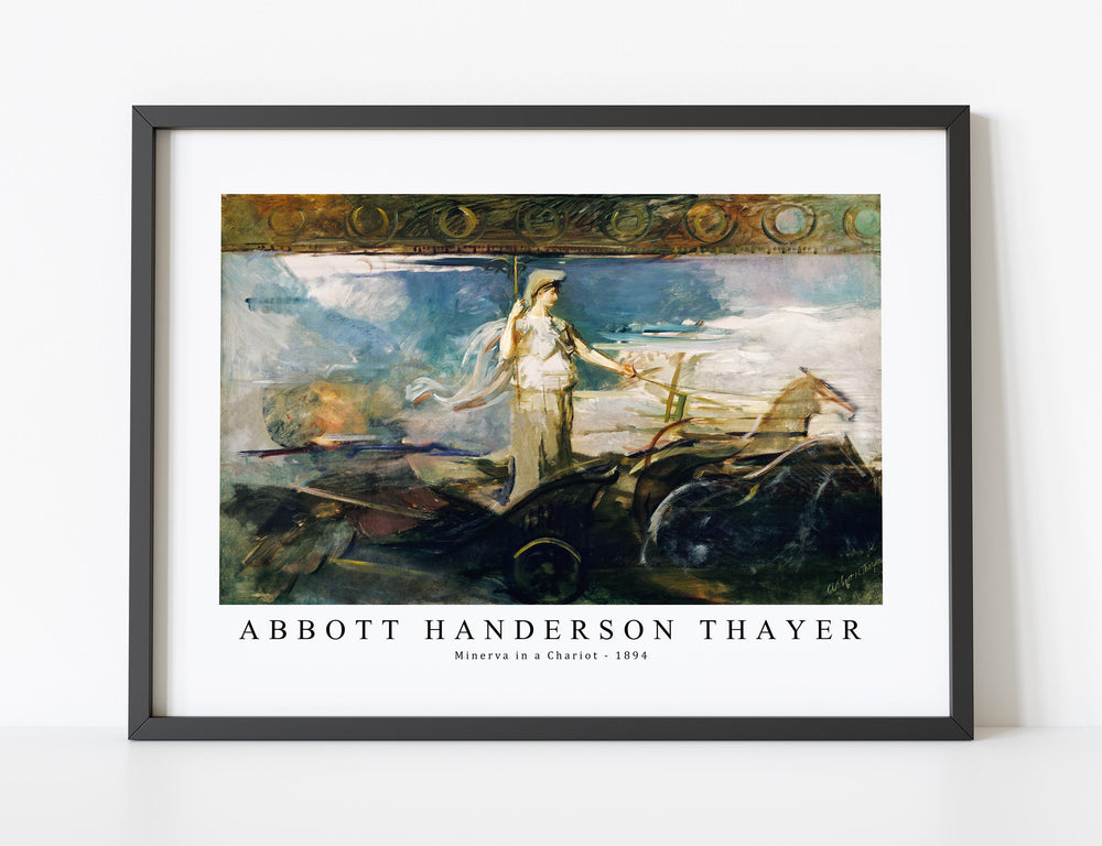 abbotthanderson thayer - Minerva in a Chariot-1894