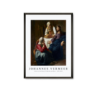 
              Johannes Vermeer - Christ in the House of Martha and Mary 1654-1656
            