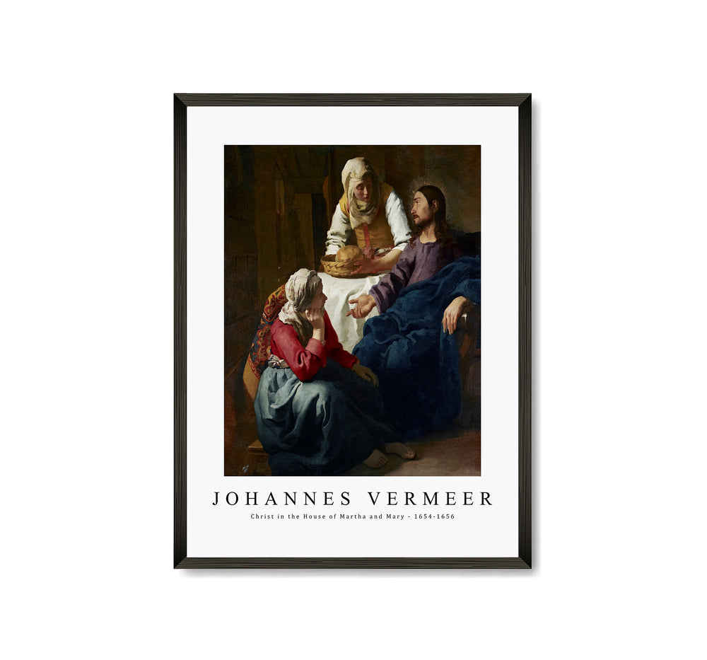 Johannes Vermeer - Christ in the House of Martha and Mary 1654-1656