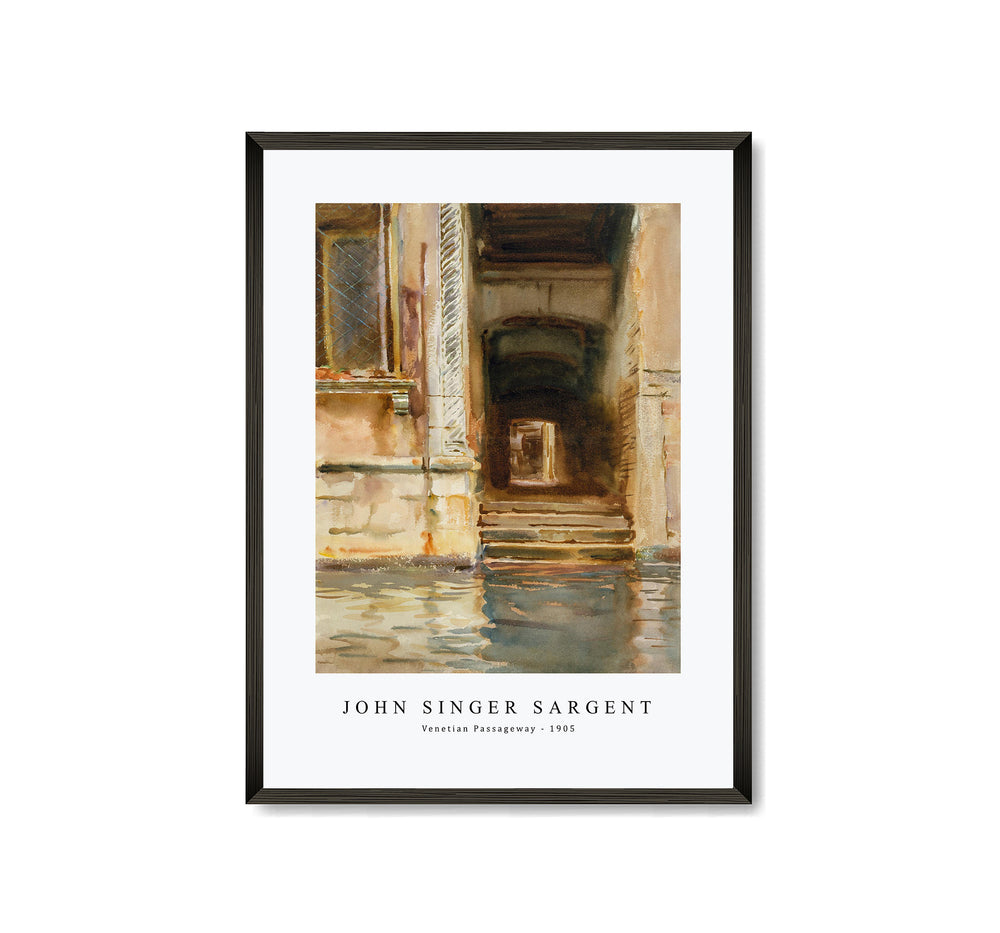 John Singer Sargent - Venetian Passageway (ca. 1905)