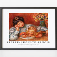 Pierre Auguste Renoir - Writing Lesson (La Leçon d'écriture) 1905