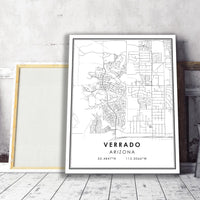 
              Verrado, Arizona Modern Map Print 
            