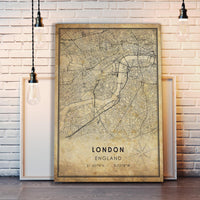 London, England Map