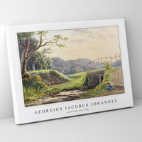 Georgius Jacobus Johannes - Landschap met brug