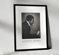 
              Georges Seurat - Aman-Jean, Portrait of Edmond Francois Aman-Jean 1882-1883
            