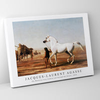 Jacques Laurent Agasse - The Wellesley Grey Arabian Led through the Desert (ca. 1810)