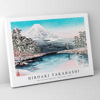 Hiroaki Takahashi - Mt. Fuji from Tagonoura, Snow Scene (1932)