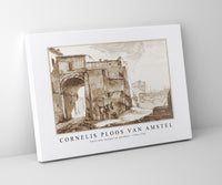 
              Cornelis ploos van amstel - Poort met reiziger en muildier-1781-1782
            