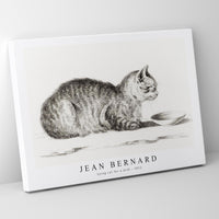 Jean Bernard - Lying cat for a dish (1812)