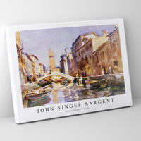 John Singer Sargent - Venetian Canal (1913)