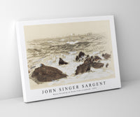 
              John Singer Sargent - Waves Breaking on Rocks from scrapbook (ca. 1875)
            