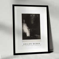 Odilon Redon - Below, I Saw the Vaporous Contours of a Human Form 1896