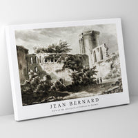 Jean Bernard - View of the courtyard of Château de Botwel