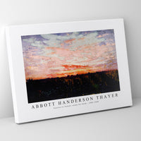 abbott handerson thayer - Sunrise or Sunset, study for book-1905-1909