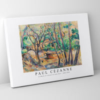 Paul Cezanne - La Meule et citerne en sous-bois 1892-1894