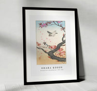 
              Ohara Koson - Two great tits at blossoming tree (1925 - 1936) by Ohara Koson (1877-1945)
            