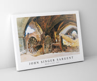 
              John Singer Sargent - Wheels in Vault (1918)
            