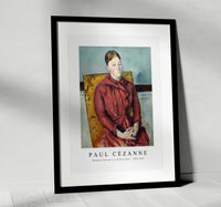 
              Paul Cezanne - Madame Cézanne in a Yellow Chair 1888-1890
            