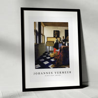 Johannes Vermeer - The Music Lesson 1662-1665